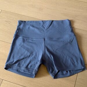 lululemon athletica Blue Bike Shorts